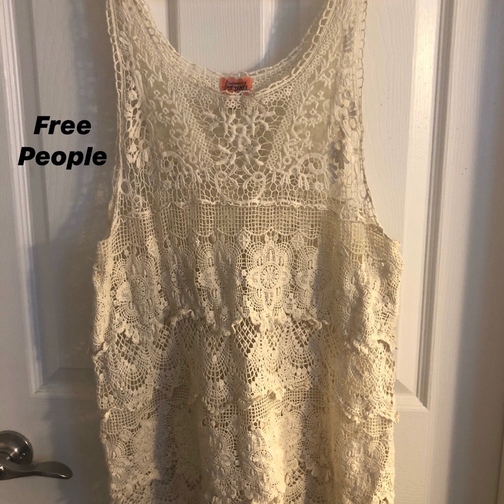 Free People Crochet top
